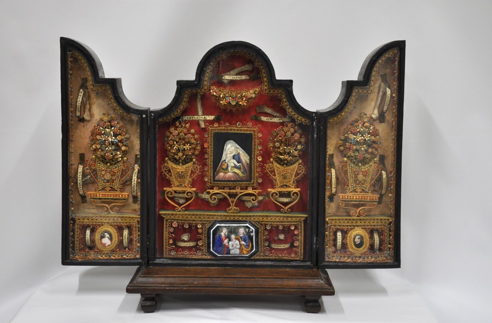 Triptyque reliquaire ? la Vierge
Metz, Couvent des Carmélites de Saint-Nicolas