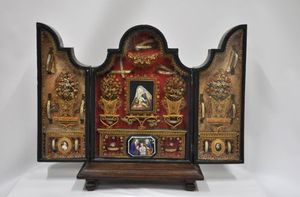 Triptyque reliquaire ? la Vierge
Metz, Couvent des Carmélites de Saint-Nicolas