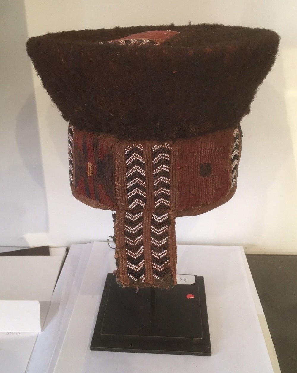 chapeau de cérémonie  zulu - Afrique du sud