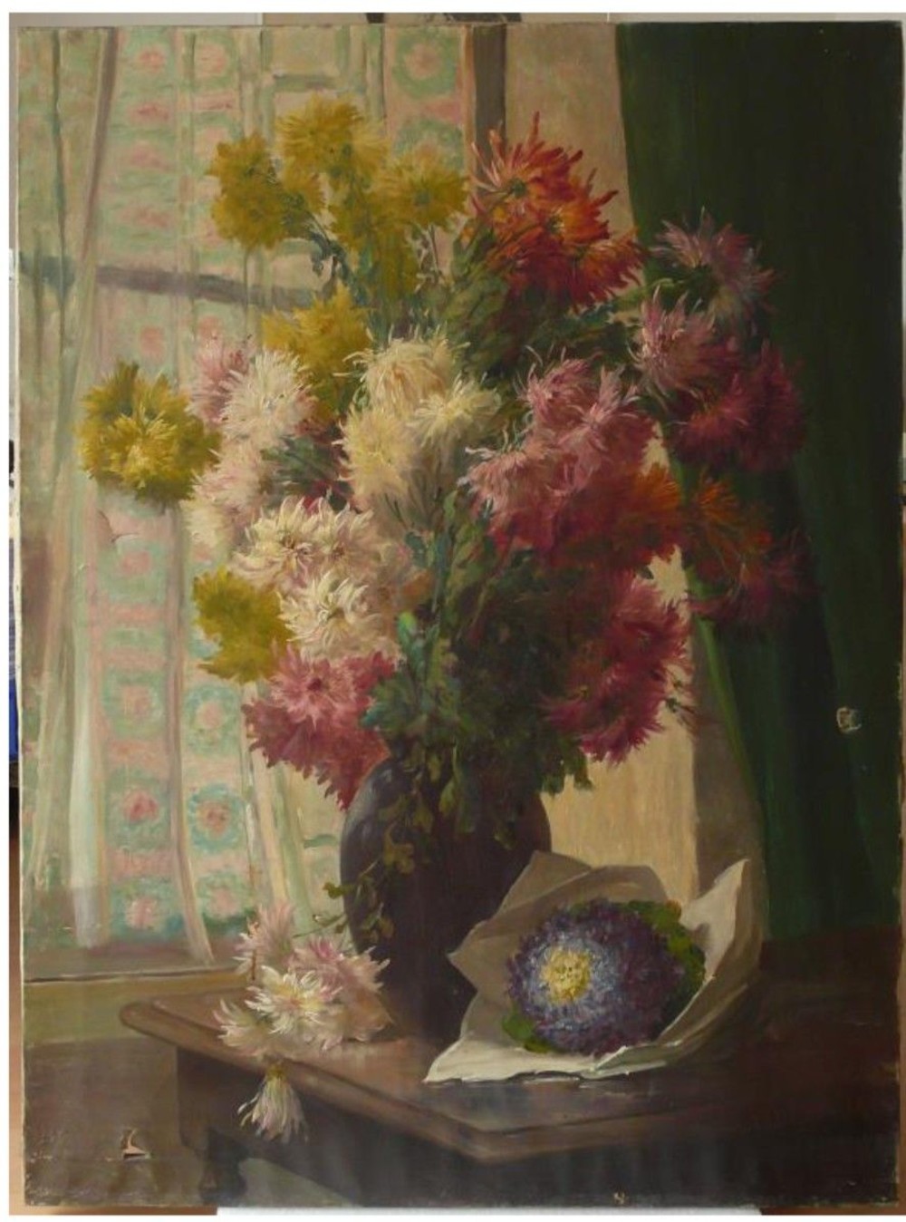 grand bouquet de dahlias 