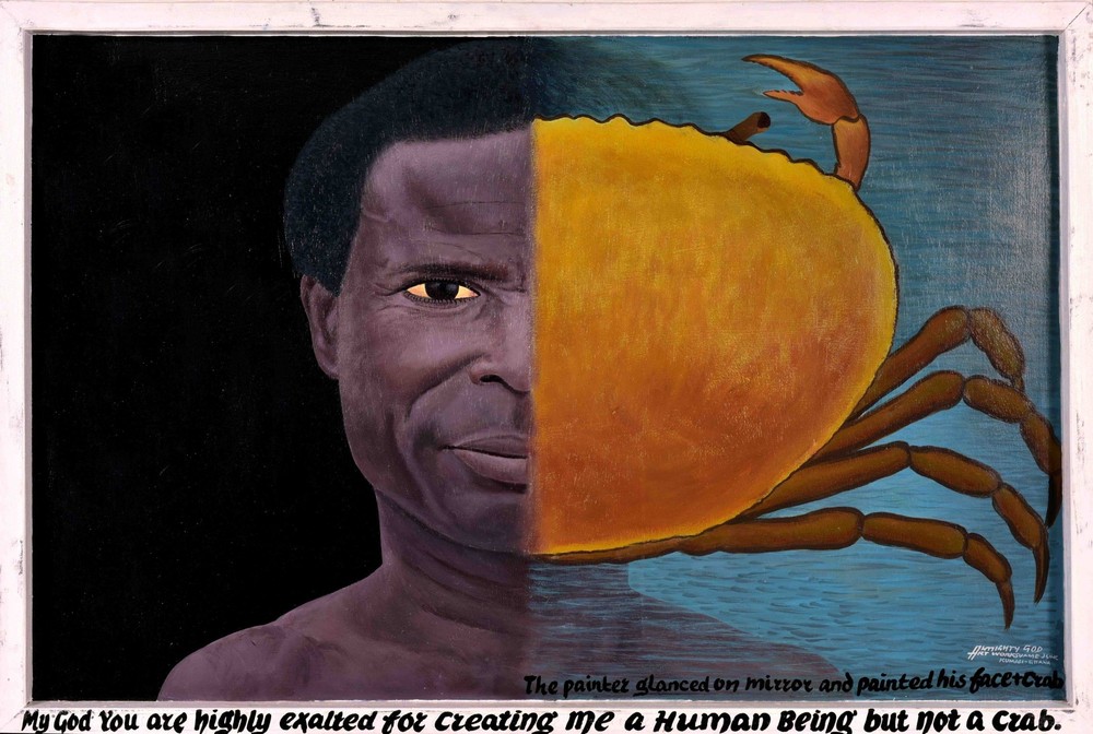 My god you are highly exalted for creating me a human being but not a crab