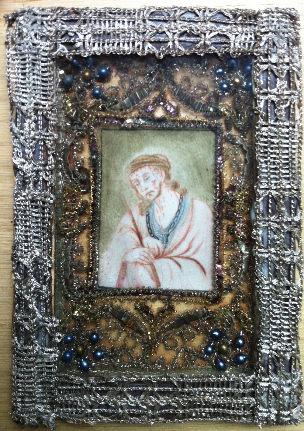 Frivolités 	Bavi?re
Ecce homo bild Klosterl. Arbeit