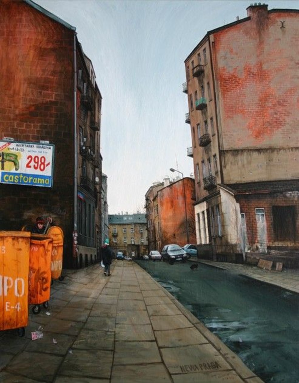 varsovie, Newa praga, december morning