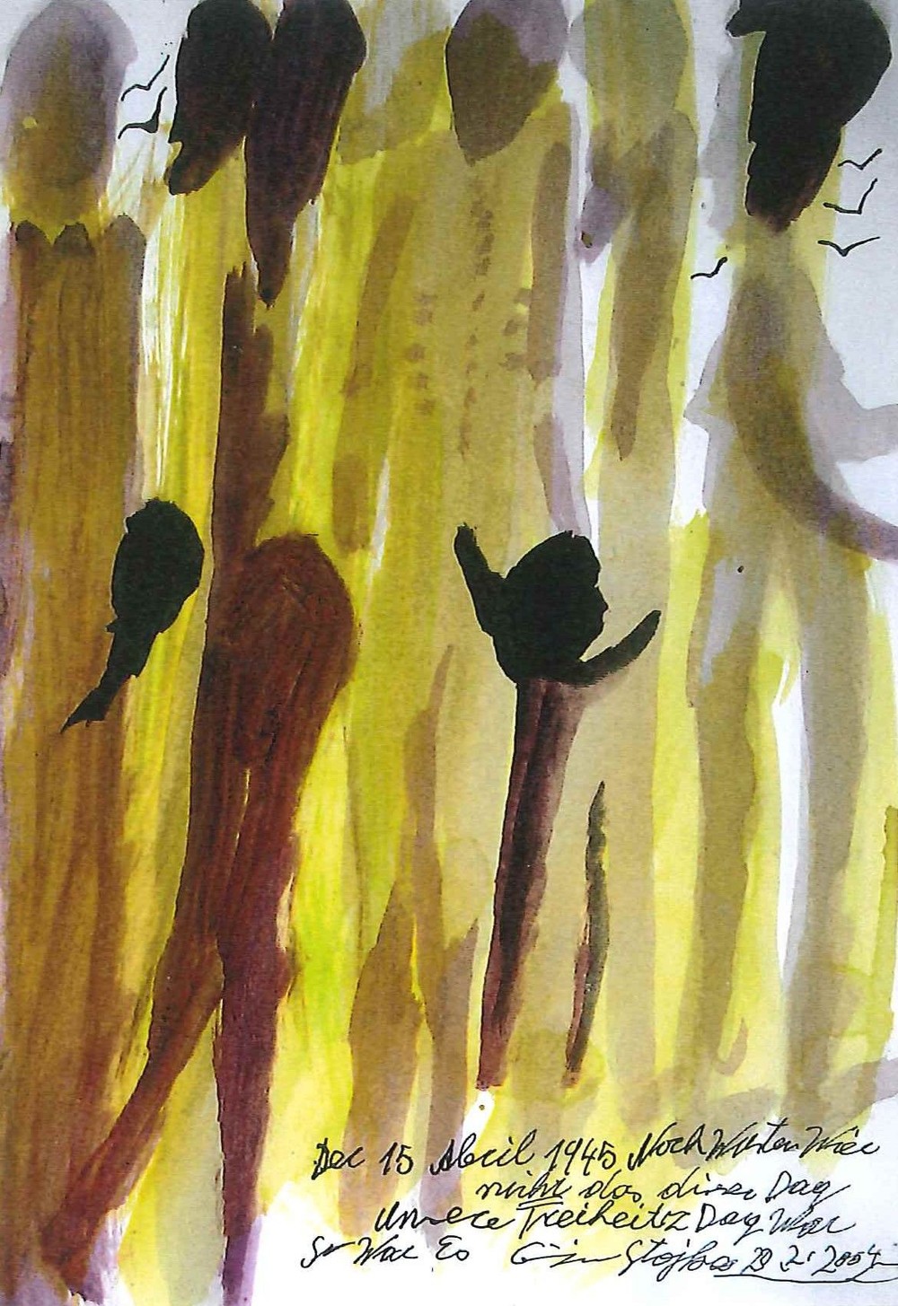 Der 15. April 1945. Noch wussten wir nicht, dass dieser Tag unser Freiheitstag war. So war es.