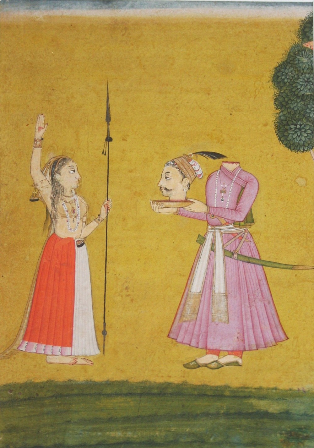 (courtisan debout)	Inde (Bikaner)