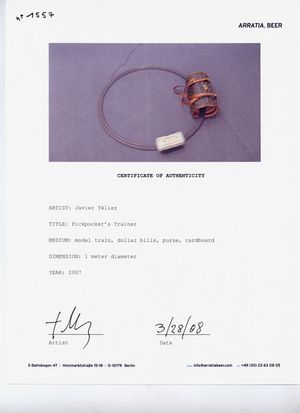 chem de fer lvmh
pickpoket's trainer